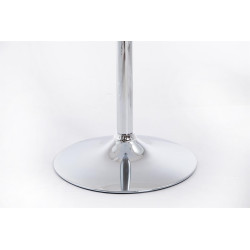 Table haute carrée blanche