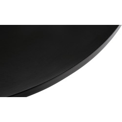 table de bar ronde noire