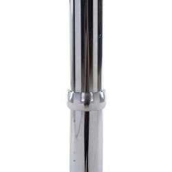 Set di 2 tavoli da bar rotondi nero