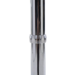 Set di 2 tavoli da bar rotondi bianco