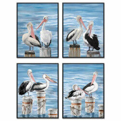Cadre DKD Home Decor Oiseau...