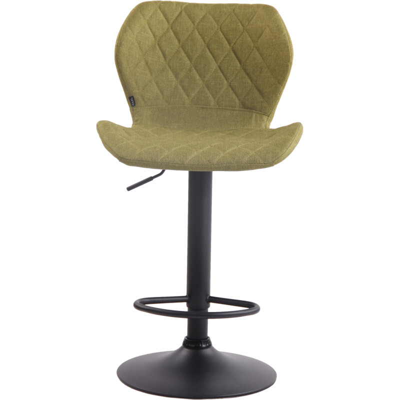 Tabouret de bar en tissu liège vert