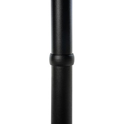 Tavolino quadrato da appoggio con ripiano in legno nero/nero