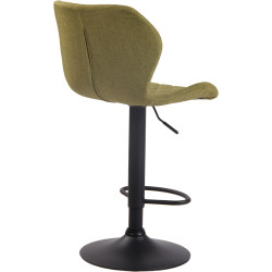 Tabouret de bar en tissu liège vert