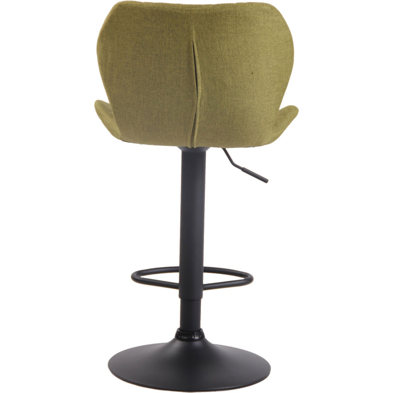 Tabouret de bar en tissu liège vert