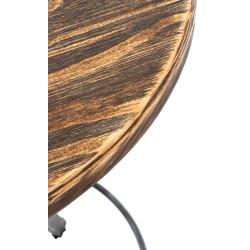 Mesa Malita En Estilo Industrial Plateado antiguo