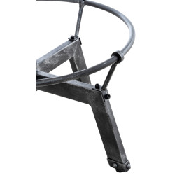 Mesa Malita En Estilo Industrial Plateado antiguo