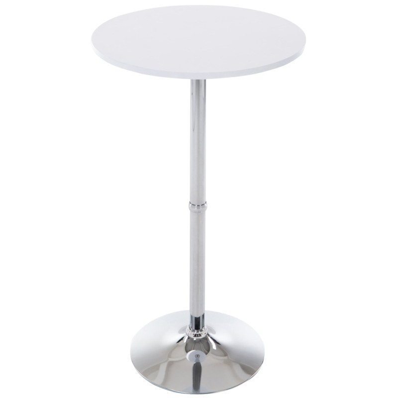 Ensemble table et chaises de bar 4 pièces Esberg blanc