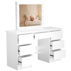 Coiffeuse blanche Duffy