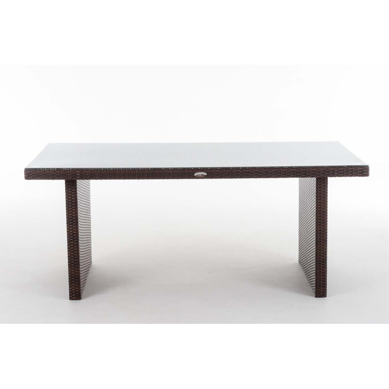 Table d'Avignon, 180 cm, brun moucheté
