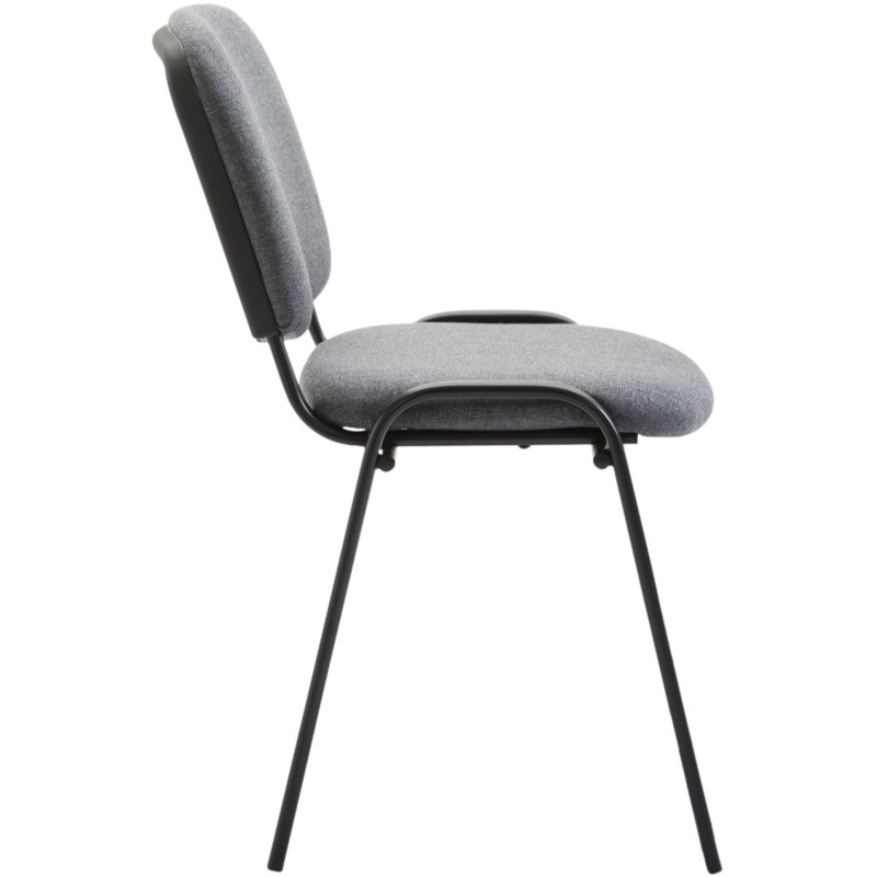 Chaise visiteur Ken V2 en tissu | gris