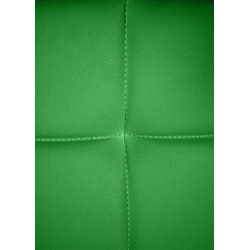 Chaise visiteur Canada B en cuir artificiel | vert