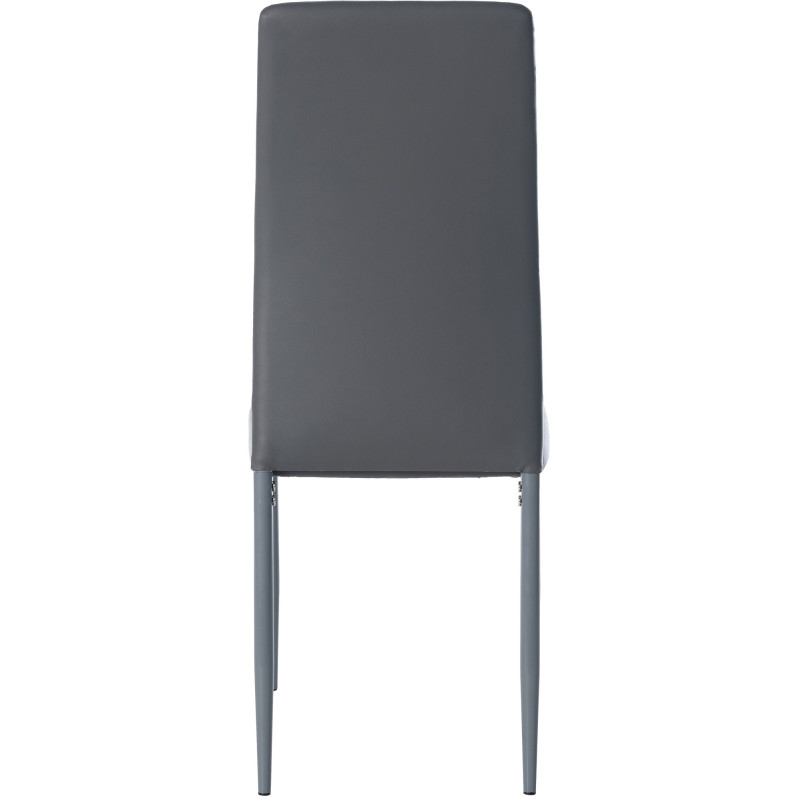 Chaise de salle à manger Savino simili cuir