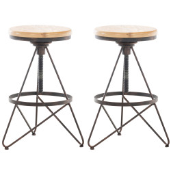 Lot de 2 tabourets de bar...