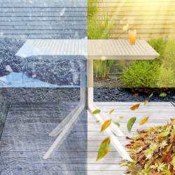 Table Sky 80 cm blanche