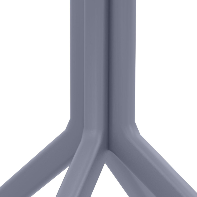 Table Sky 80 cm gris foncé