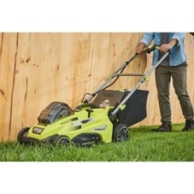 RYOBI MAX POWER Tondeuse sans fil 36V Power Assist™ Brushless -Ш coupe 46 cm - Ramassage et mulching - 1 batterie 5,0 Ah et 1 ch