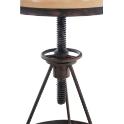 Lot de 2 tabourets de bar Karla bronze