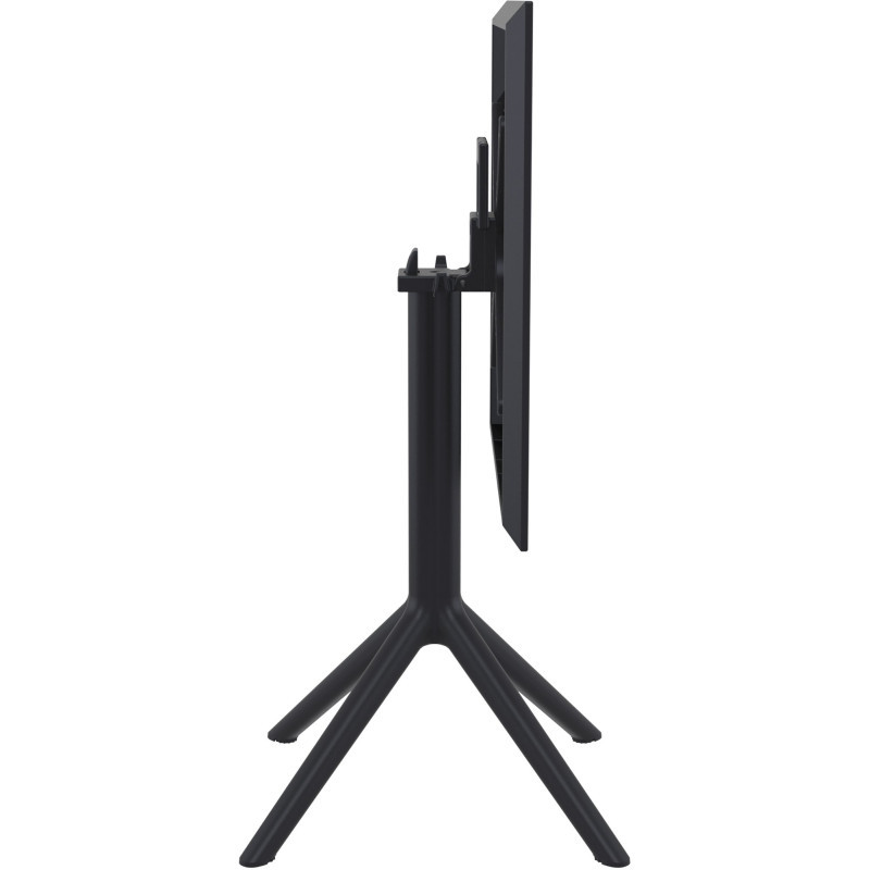 Table pliante Sky, carr?e, noire