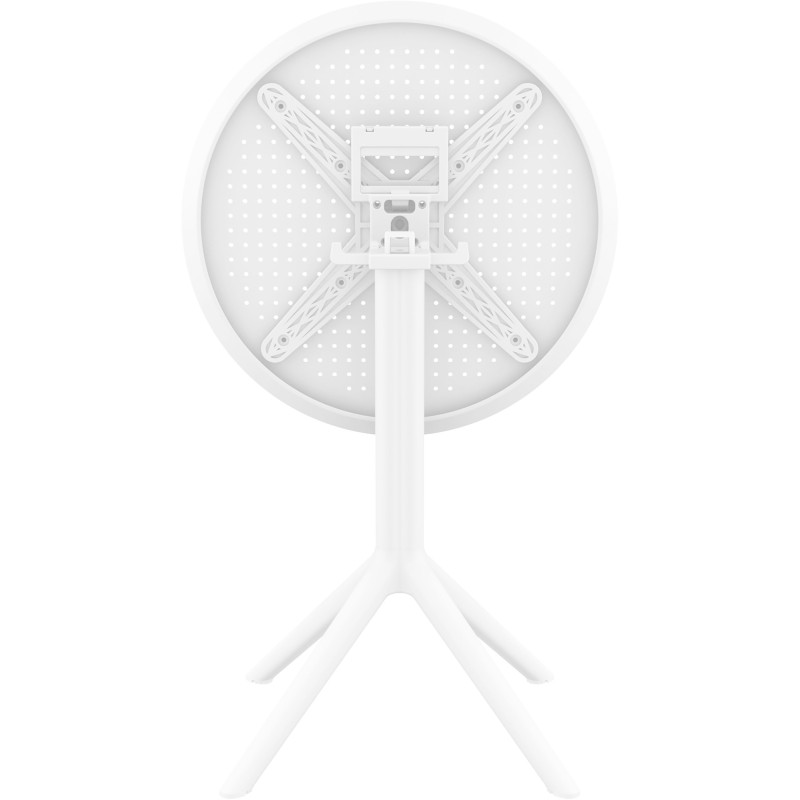 Table pliante ronde blanche Sky