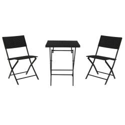 Meubles de jardin Home ESPRIT Noir 58 x 58 x 71,5 cm