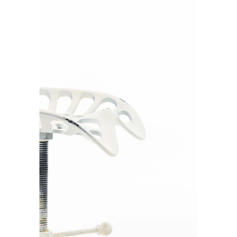 Ensemble de 2 tabourets de bar Butch blanc antique
