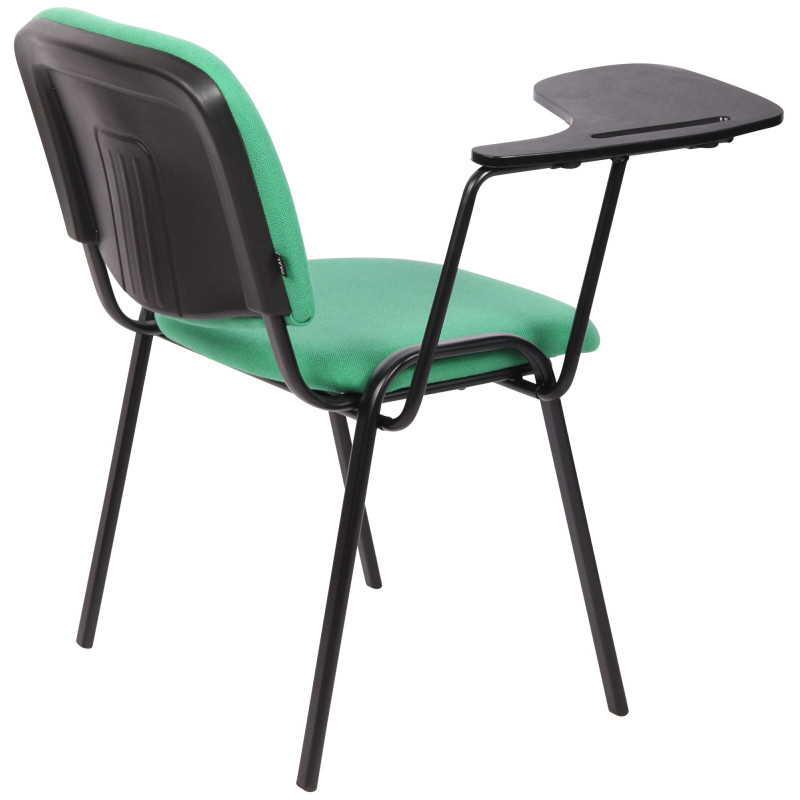 Fauteuil Ken avec table pliante, tissu vert