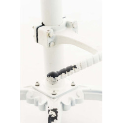 Ensemble de 2 tabourets de bar Butch blanc antique