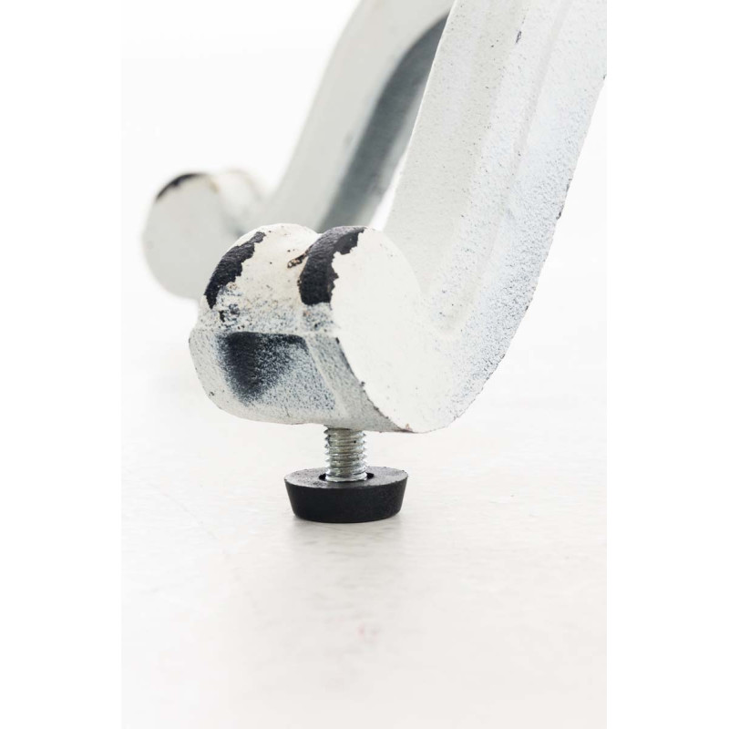 Ensemble de 2 tabourets de bar Butch blanc antique