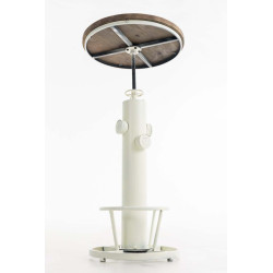 Table d'appoint blanche antique Ruhr