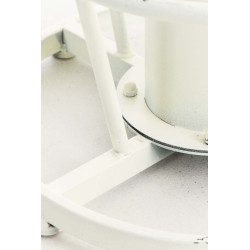 Table d'appoint blanche antique Ruhr