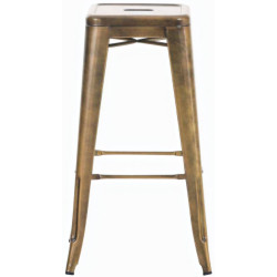 Lot de 2 tabourets de bar Joshua V2 or