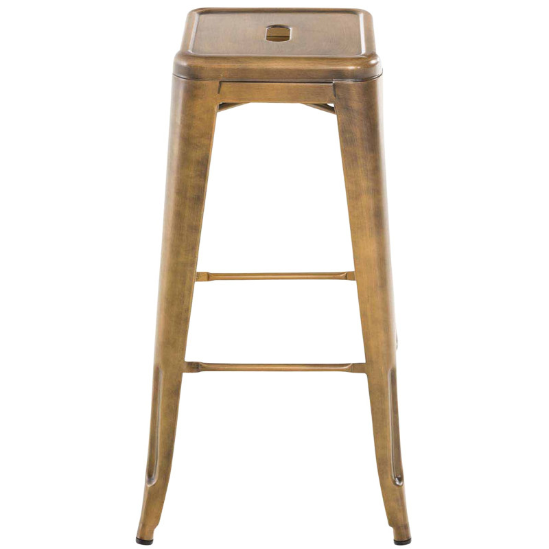 Lot de 2 tabourets de bar Joshua V2 or