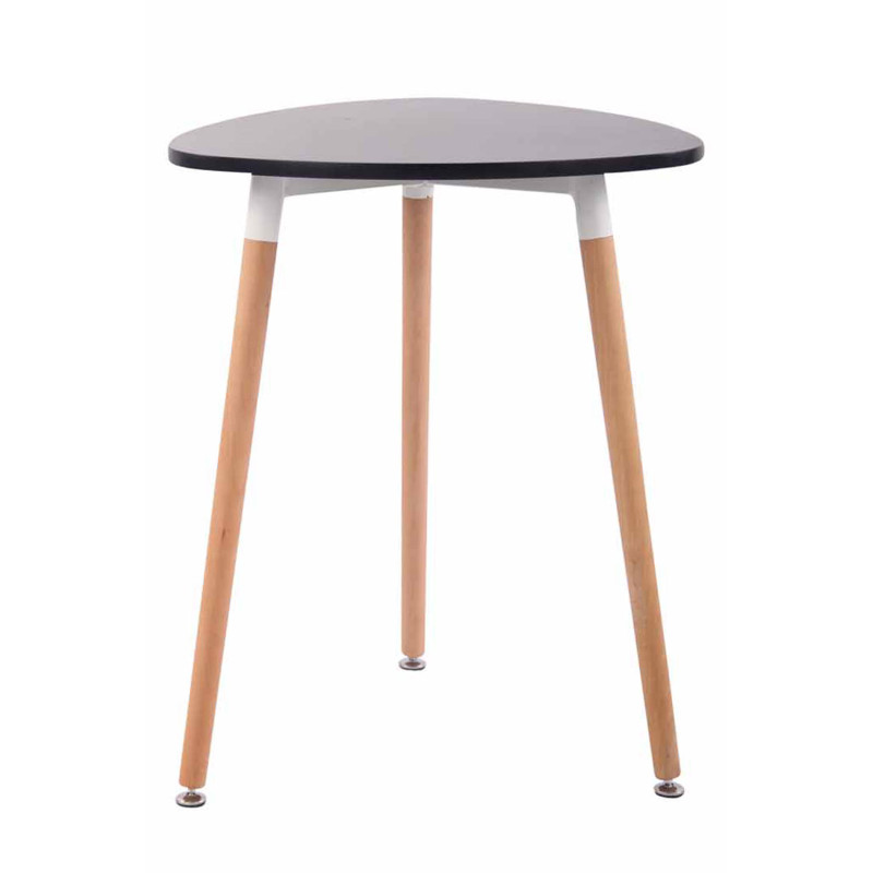 Tavolo Cucina Scandinavo Abenra nero,60 cm