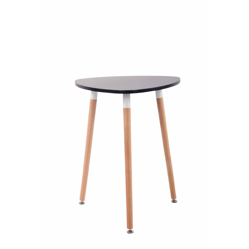 Tavolo Cucina Scandinavo Abenra nero,60 cm