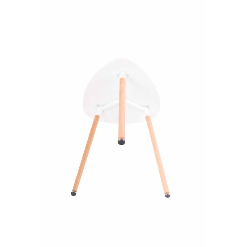 Table Abenra 60 Natura blanche