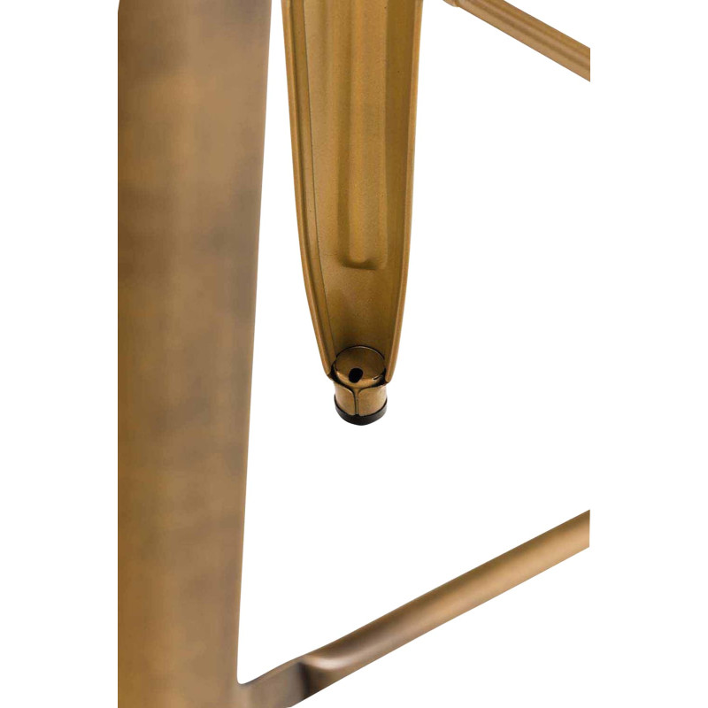 Lot de 2 tabourets de bar Joshua V2 or