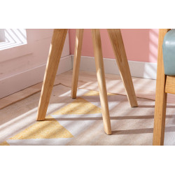 Tavolino quadrato Almeria look scandinavo bianco,natura (quadrato)