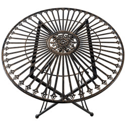 Table Tegal en bronze