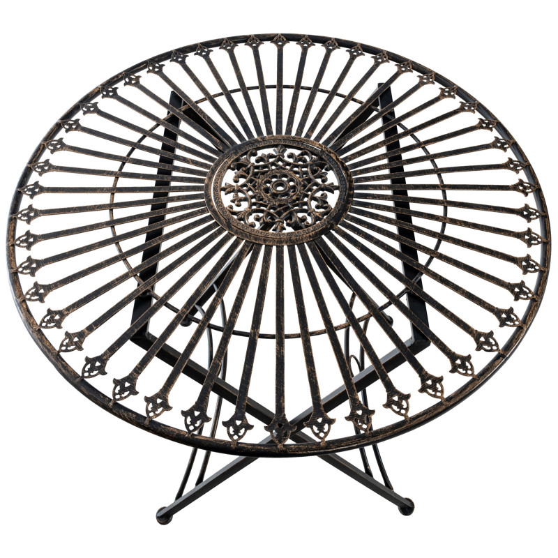 Tavolino da esterno Tegal bronzo