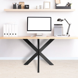 Pieds de table noirs Biloxi S