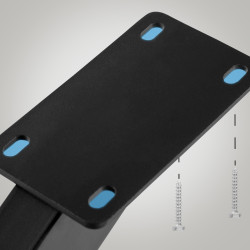 Patas de mesa Biloxi metálicas M,Negro