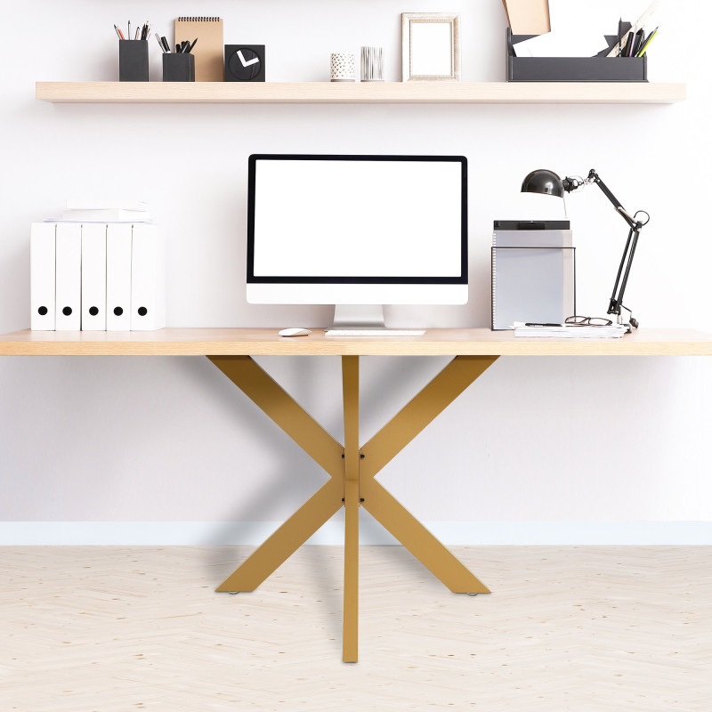 Patas de mesa Biloxi metálicas S,Dorado