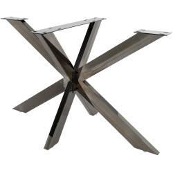 Pieds de table industriels noirs Biloxi M