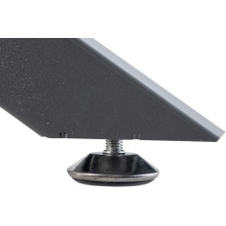 Soporte para mesa de comedor Jimmy en forma de mikado Gris,120x60x72 cm