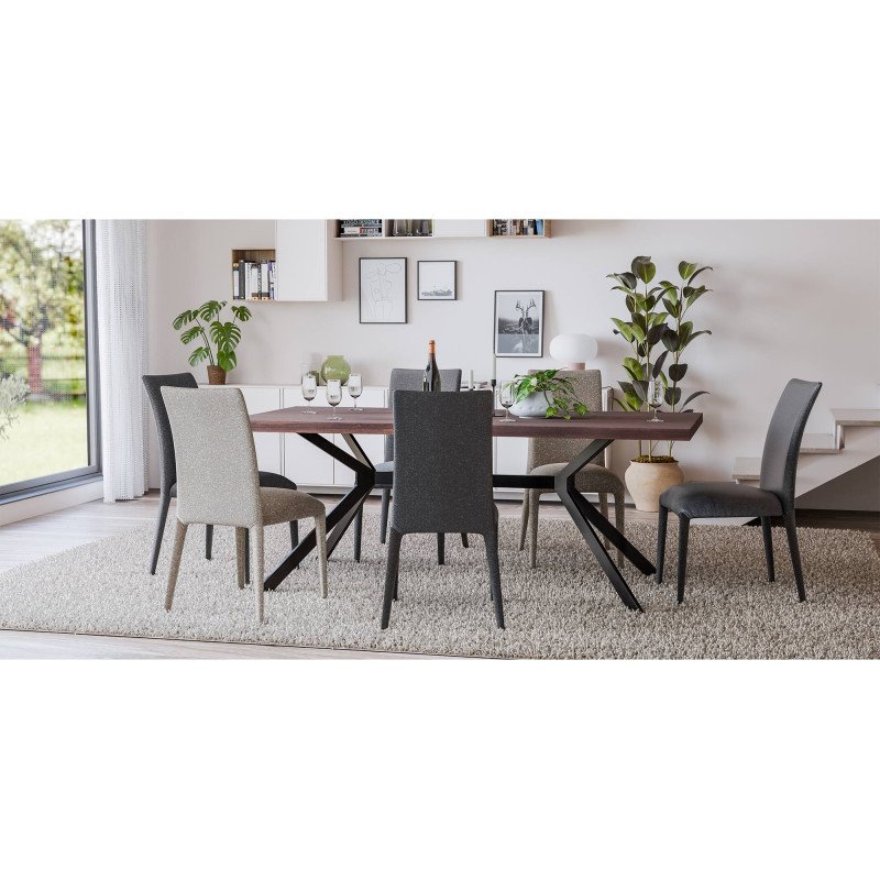 Patas para mesa Cascada Negro,M