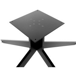 Pieds de table Ladera noirs