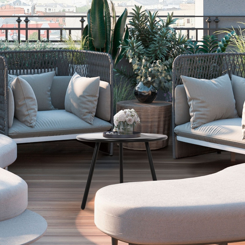 Table basse Minot, noire