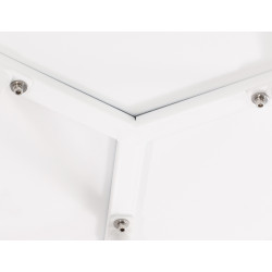 Table basse Minot, blanche