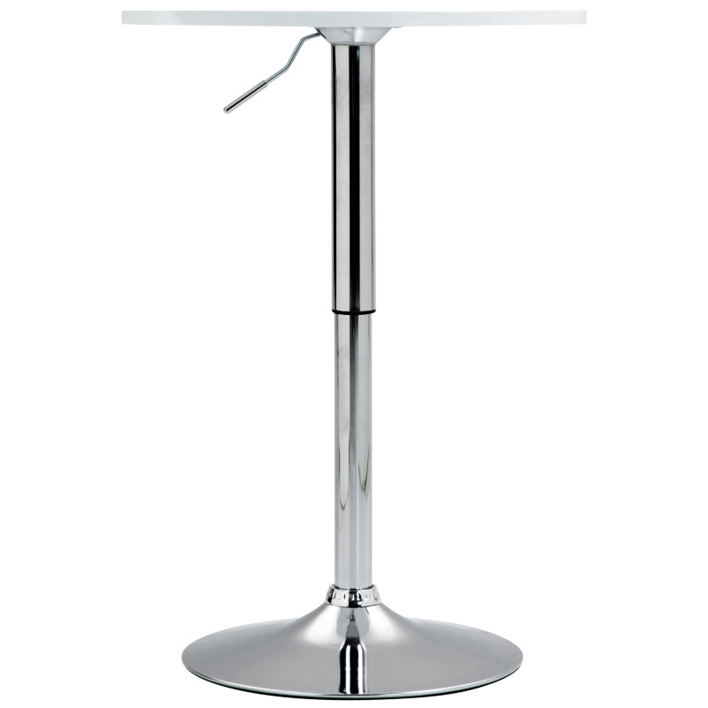 Table haute ronde blanche Lamoni